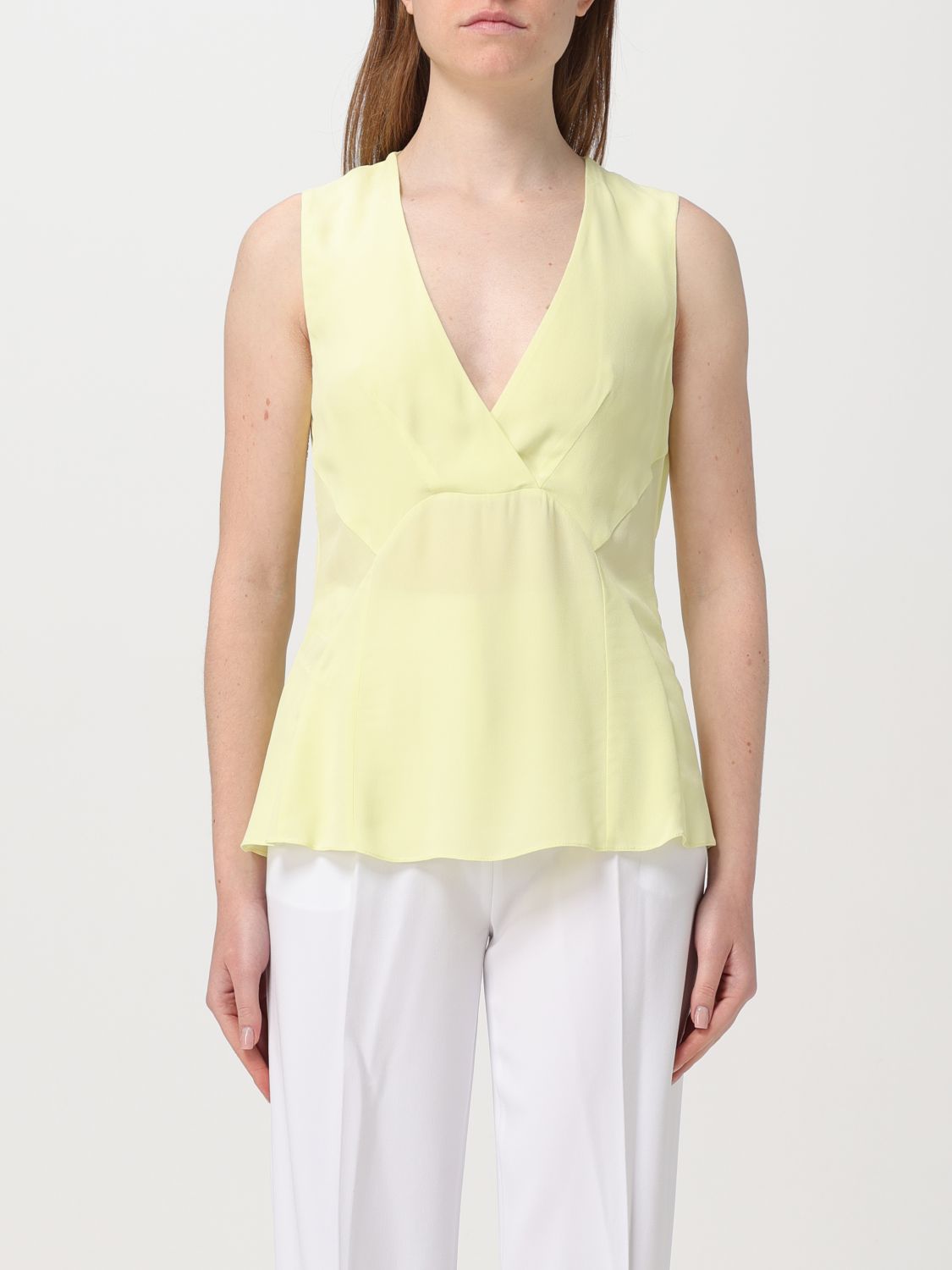 Patrizia Pepe Top PATRIZIA PEPE Woman colour Lime