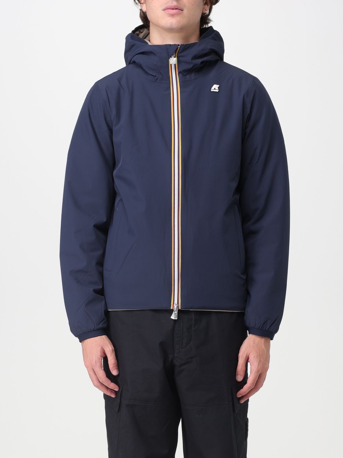 K-Way Jacket K-WAY Men colour Navy