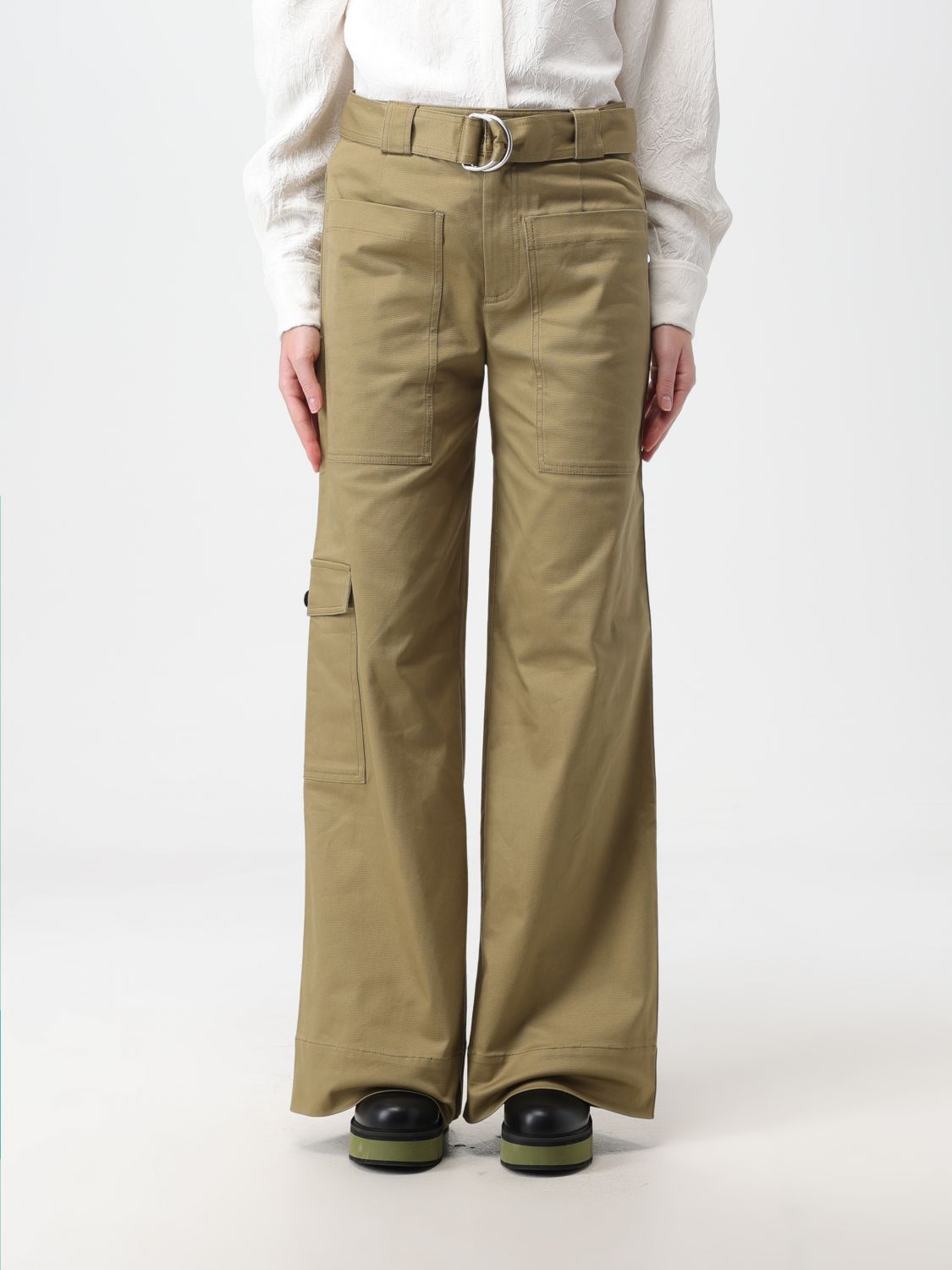 Proenza Schouler Trousers PROENZA SCHOULER Woman colour Military