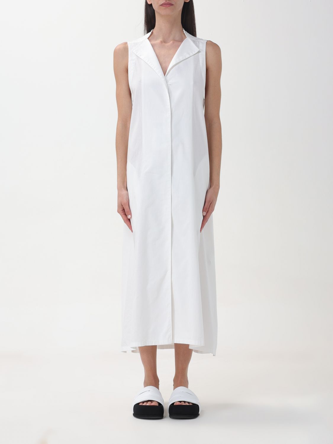 Yohji Yamamoto Dress YOHJI YAMAMOTO Woman colour White