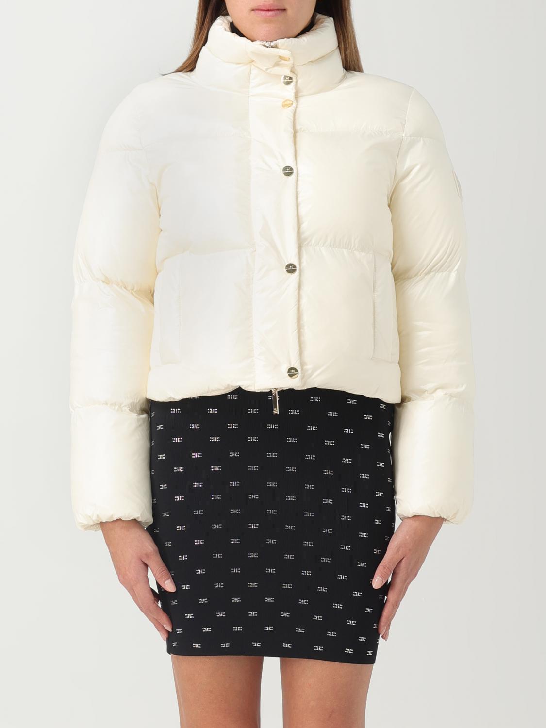 Elisabetta Franchi Jacket ELISABETTA FRANCHI Woman colour Butter