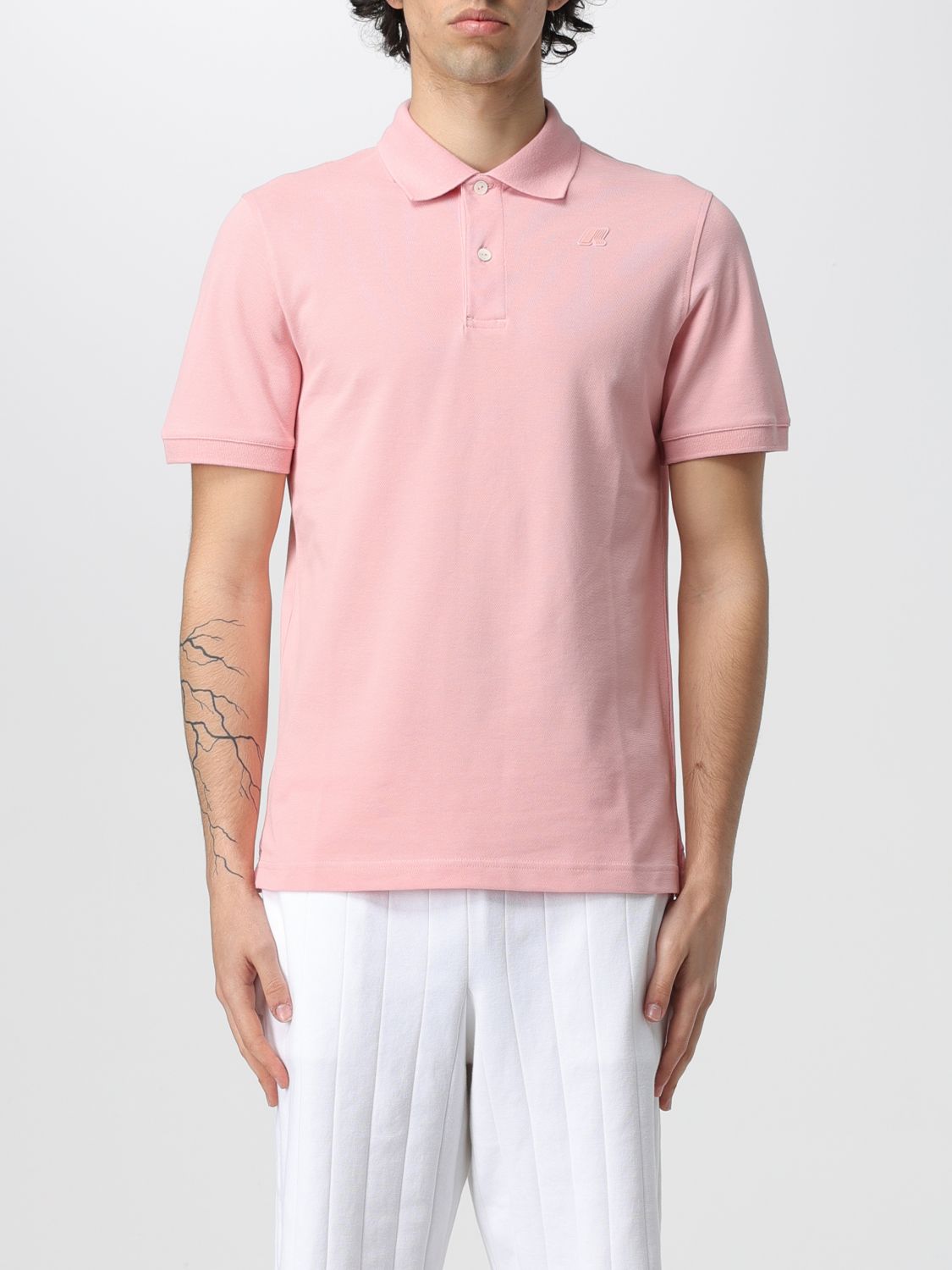 K-Way Polo Shirt K-WAY Men colour Blush Pink