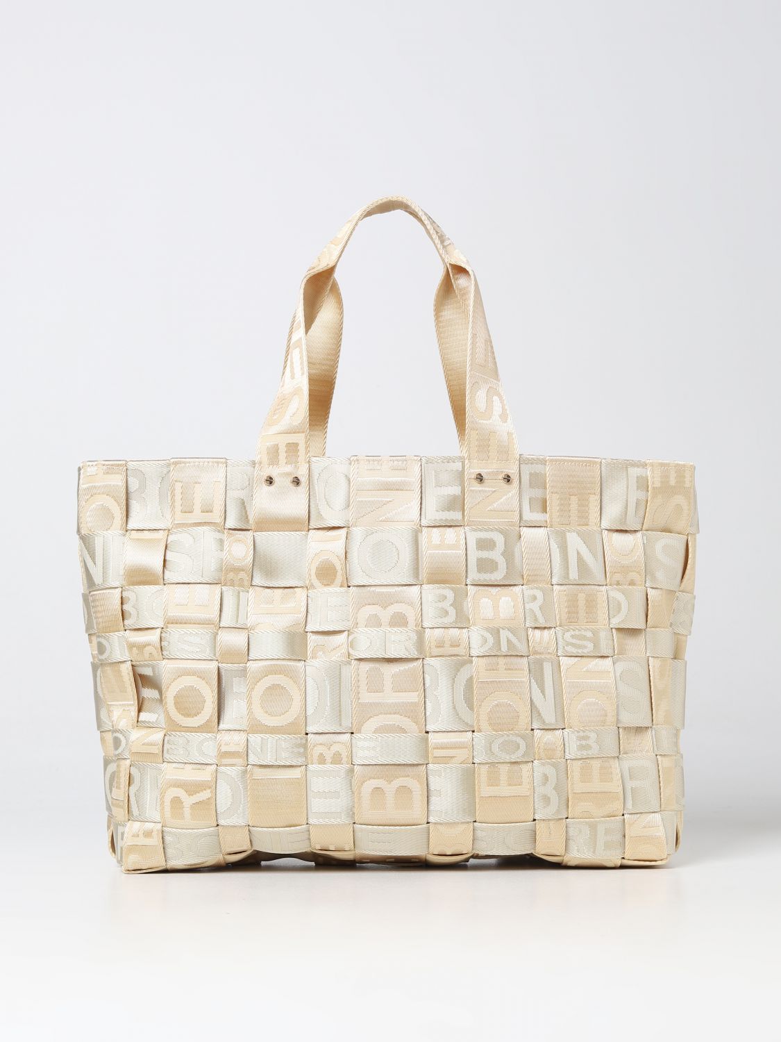 Borbonese Tote Bags BORBONESE Woman colour Butter