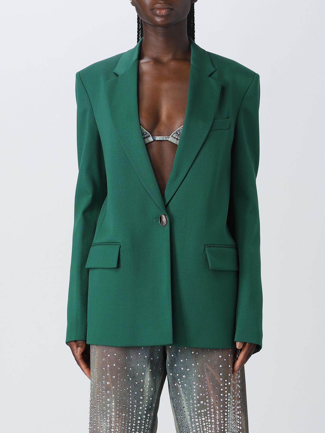 The Attico Blazer THE ATTICO Woman colour Emerald