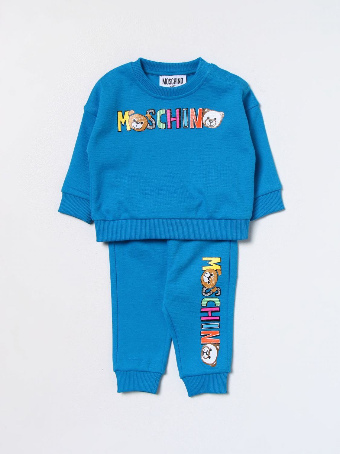 Moschino Baby Tracksuits MOSCHINO BABY Kids colour Gnawed Blue