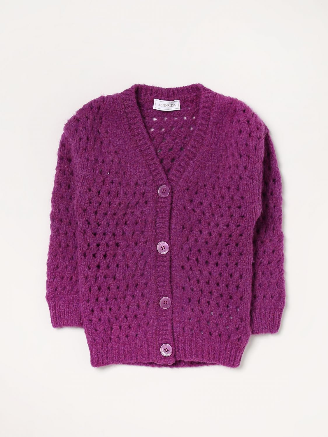 Monnalisa Jumper MONNALISA Kids colour Violet