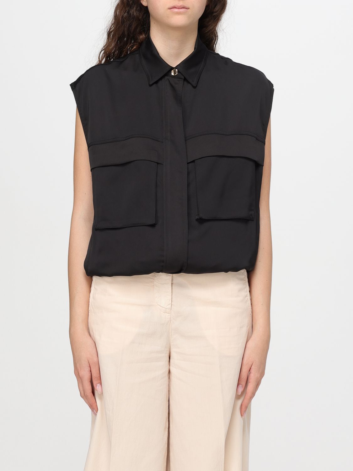 Pinko Waistcoat PINKO Woman colour Black