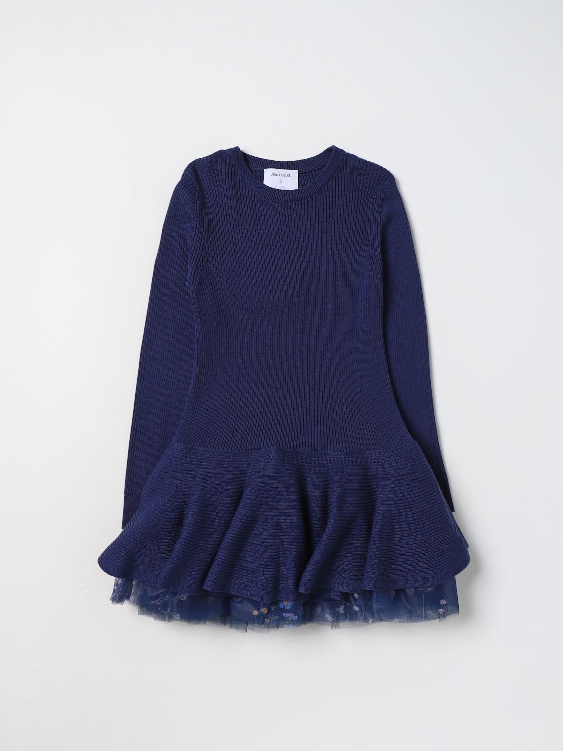 Simonetta Dress SIMONETTA Kids colour Blue
