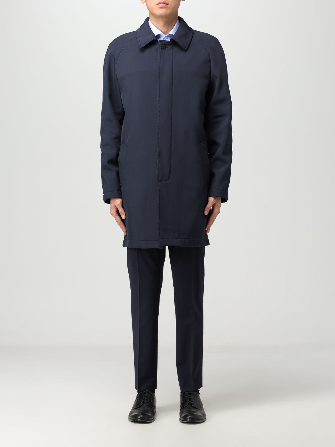 Daniele Alessandrini Coat DANIELE ALESSANDRINI Men colour Blue