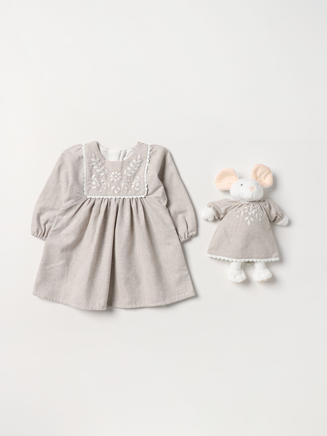 Chloé Romper CHLOÉ Kids colour Beige