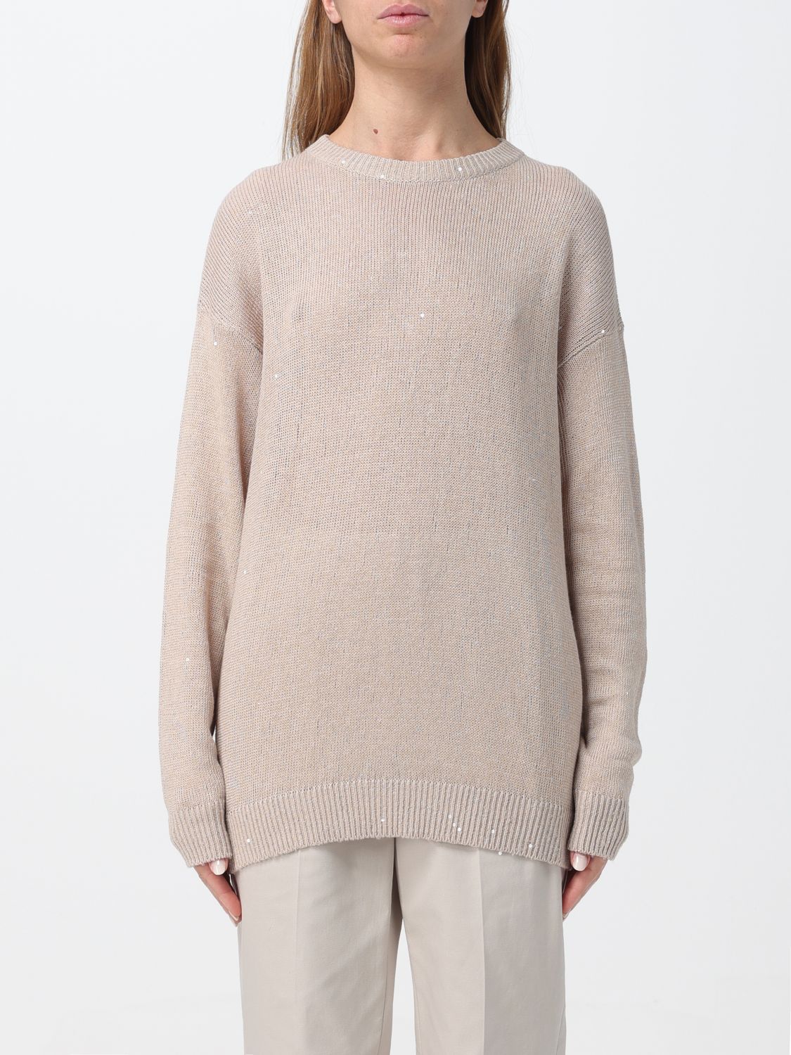 Brunello Cucinelli Jumper BRUNELLO CUCINELLI Woman colour Beige