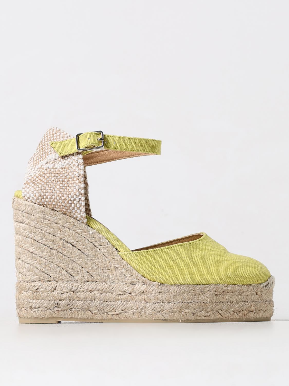 Castañer Wedge Shoes CASTAÑER Woman color Yellow