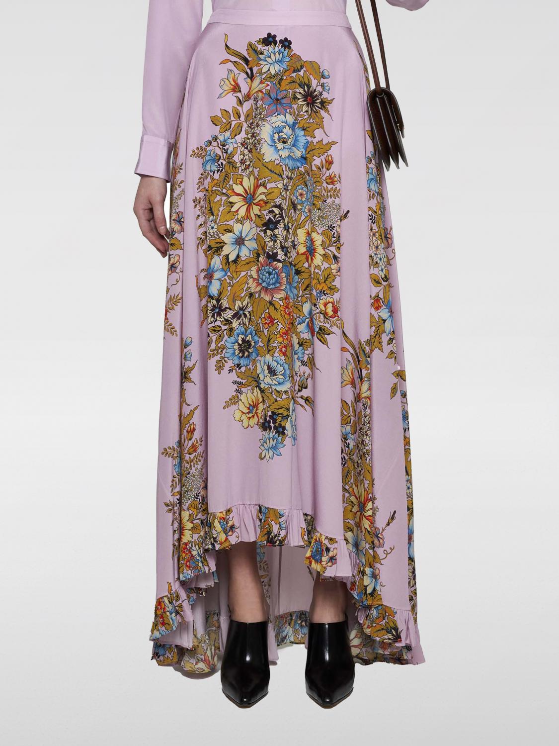 Etro Skirt ETRO Woman color Violet