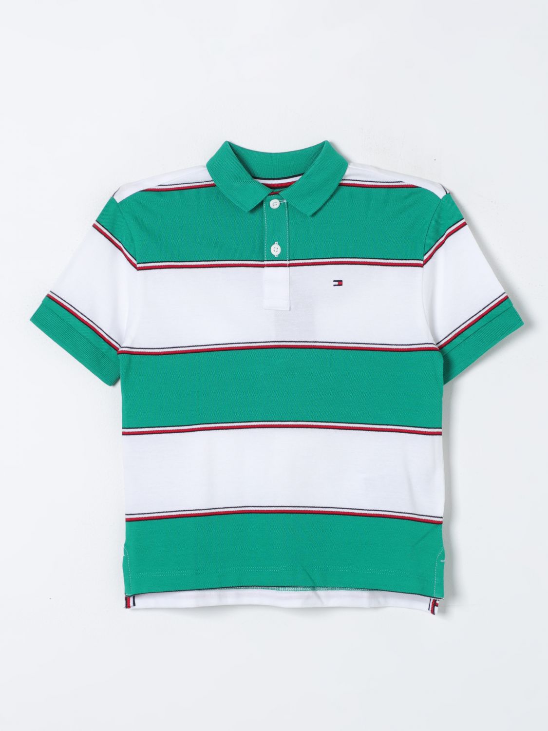 Tommy Hilfiger Polo Shirt TOMMY HILFIGER Kids colour Green