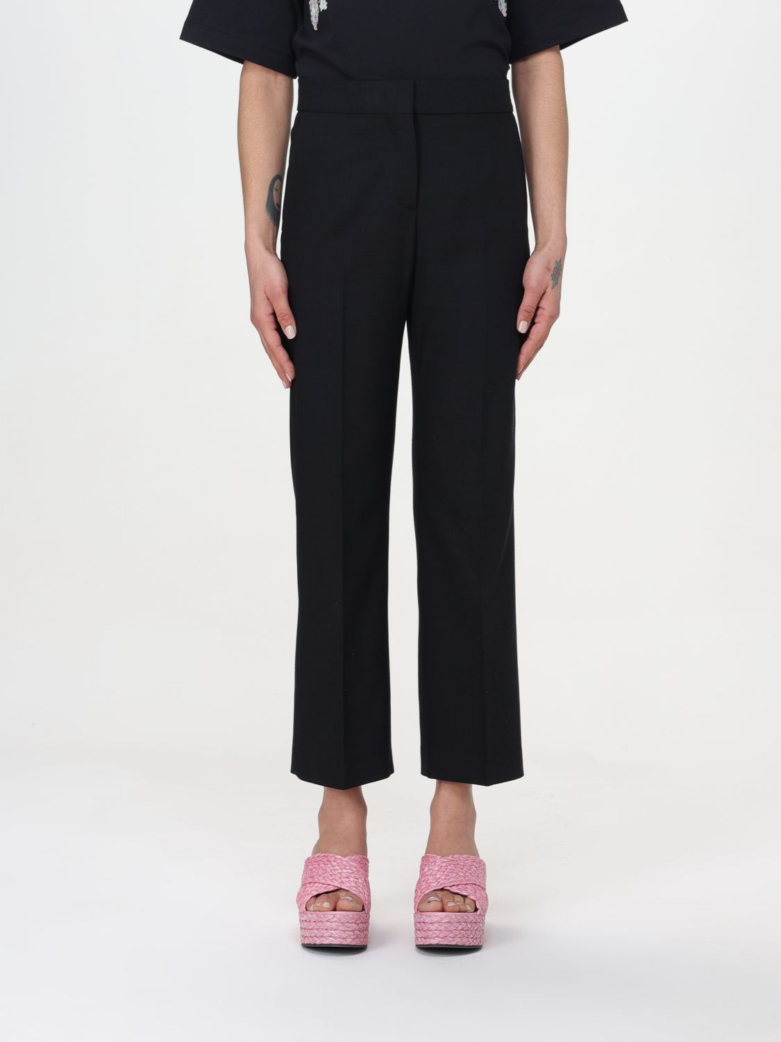 Msgm Trousers MSGM Woman colour Black