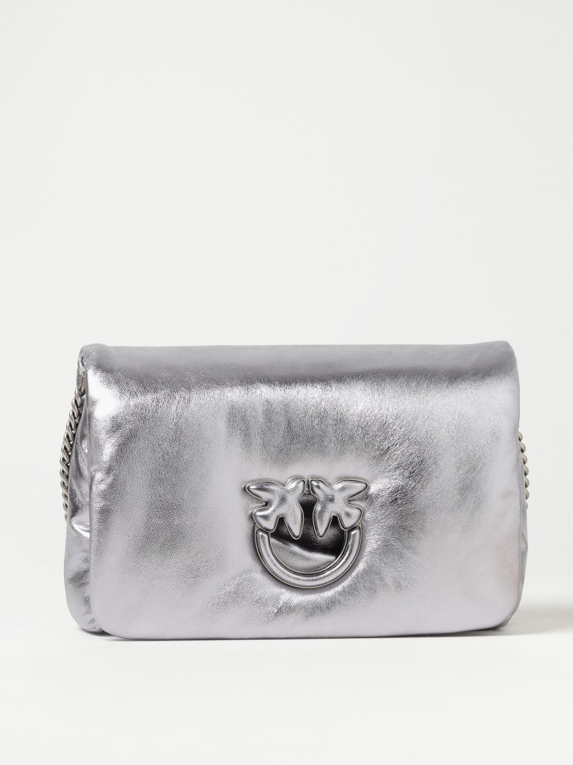 Pinko Crossbody Bags PINKO Woman colour Silver