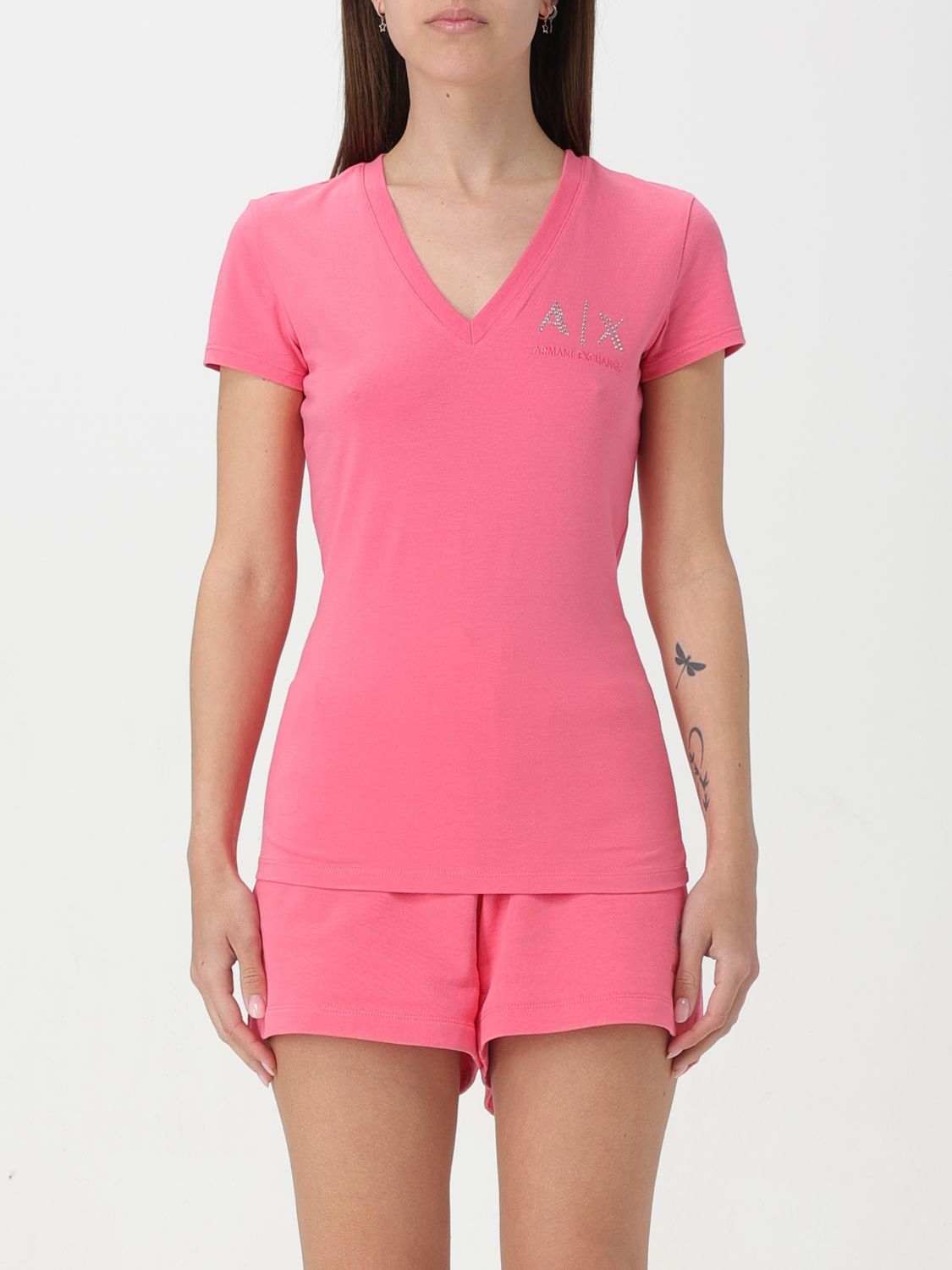 Armani Exchange T-Shirt ARMANI EXCHANGE Woman colour Fuchsia