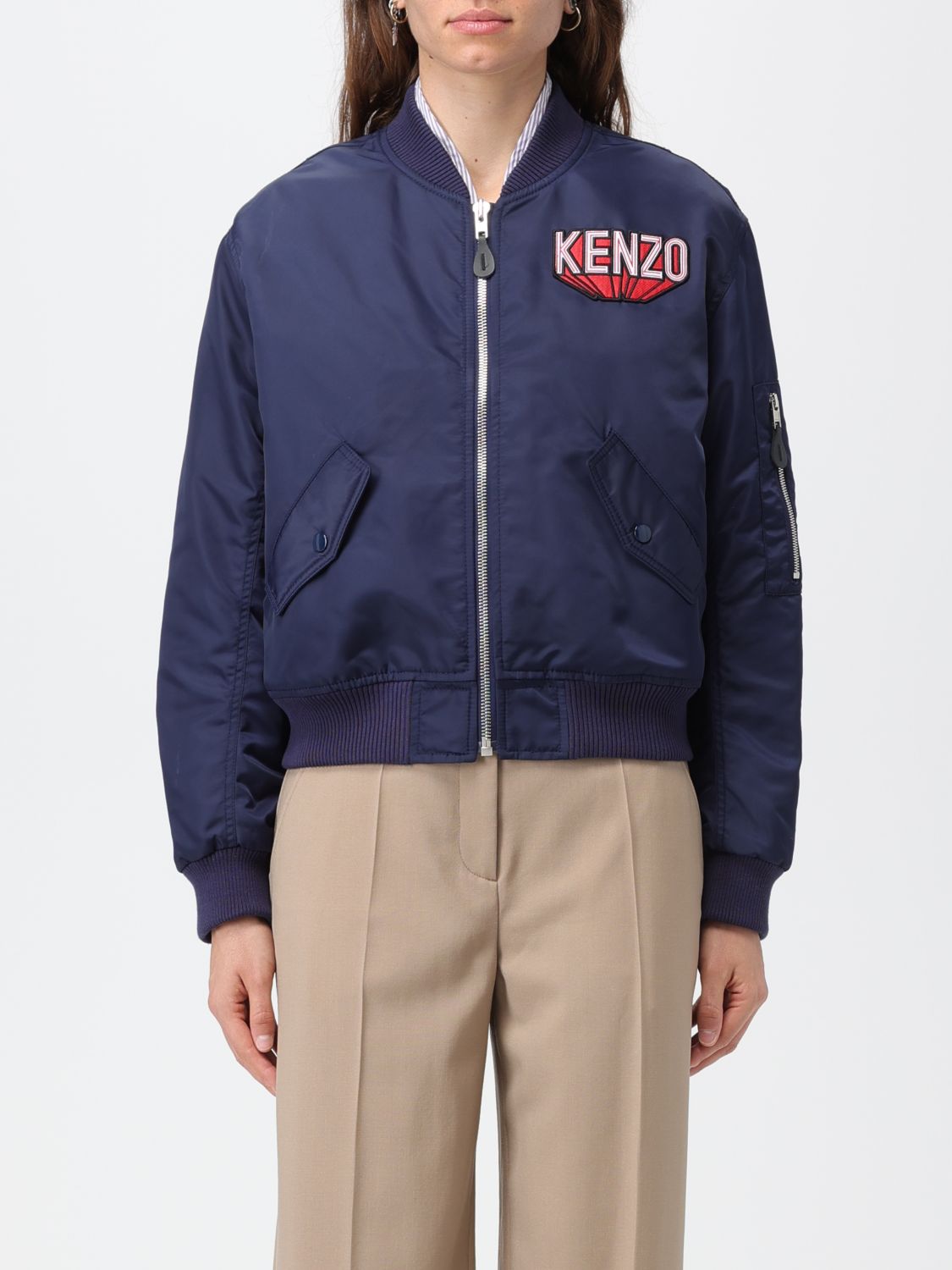 Kenzo Jacket KENZO Woman colour Blue