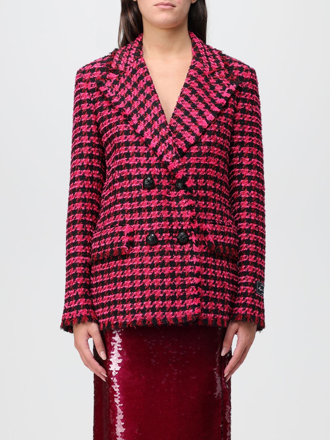 Msgm Blazer MSGM Woman colour Fuchsia