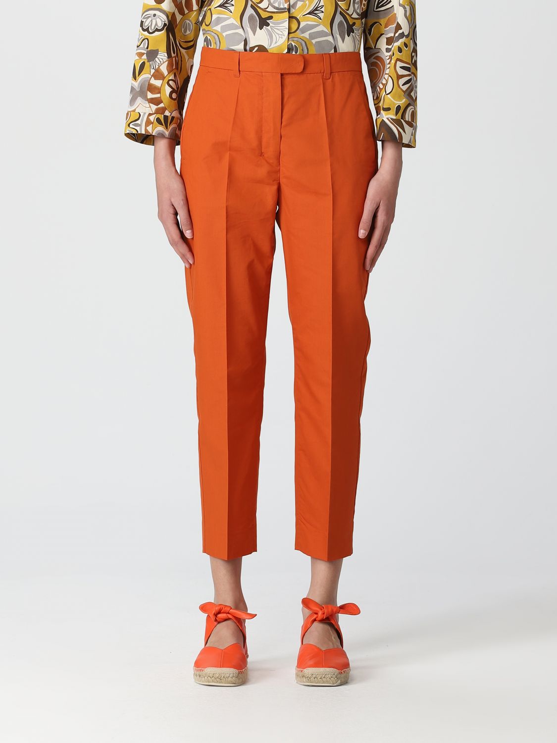  Trousers 'S MAX MARA Woman colour Orange