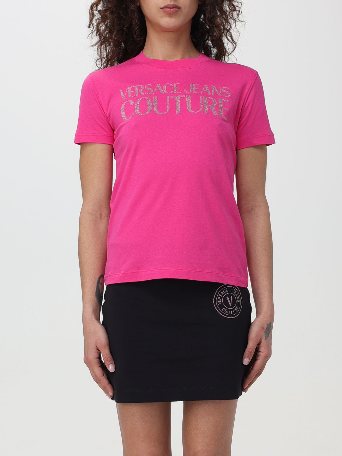 Versace Jeans Couture T-Shirt VERSACE JEANS COUTURE Woman colour Fuchsia