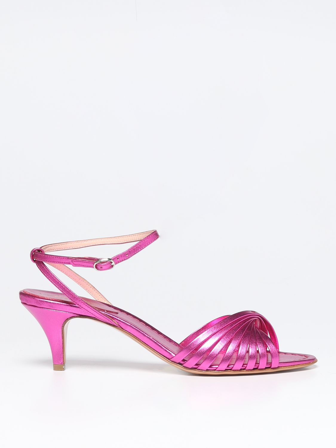 Anna F. Heeled Sandals ANNA F. Woman colour Fuchsia