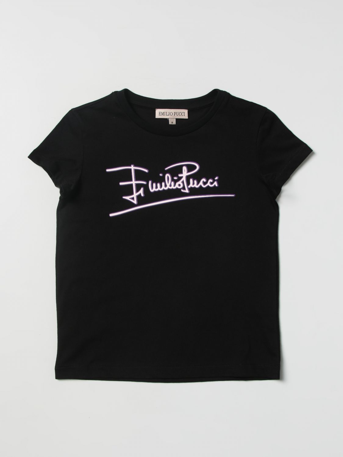 Emilio Pucci T-Shirt EMILIO PUCCI Kids colour Black