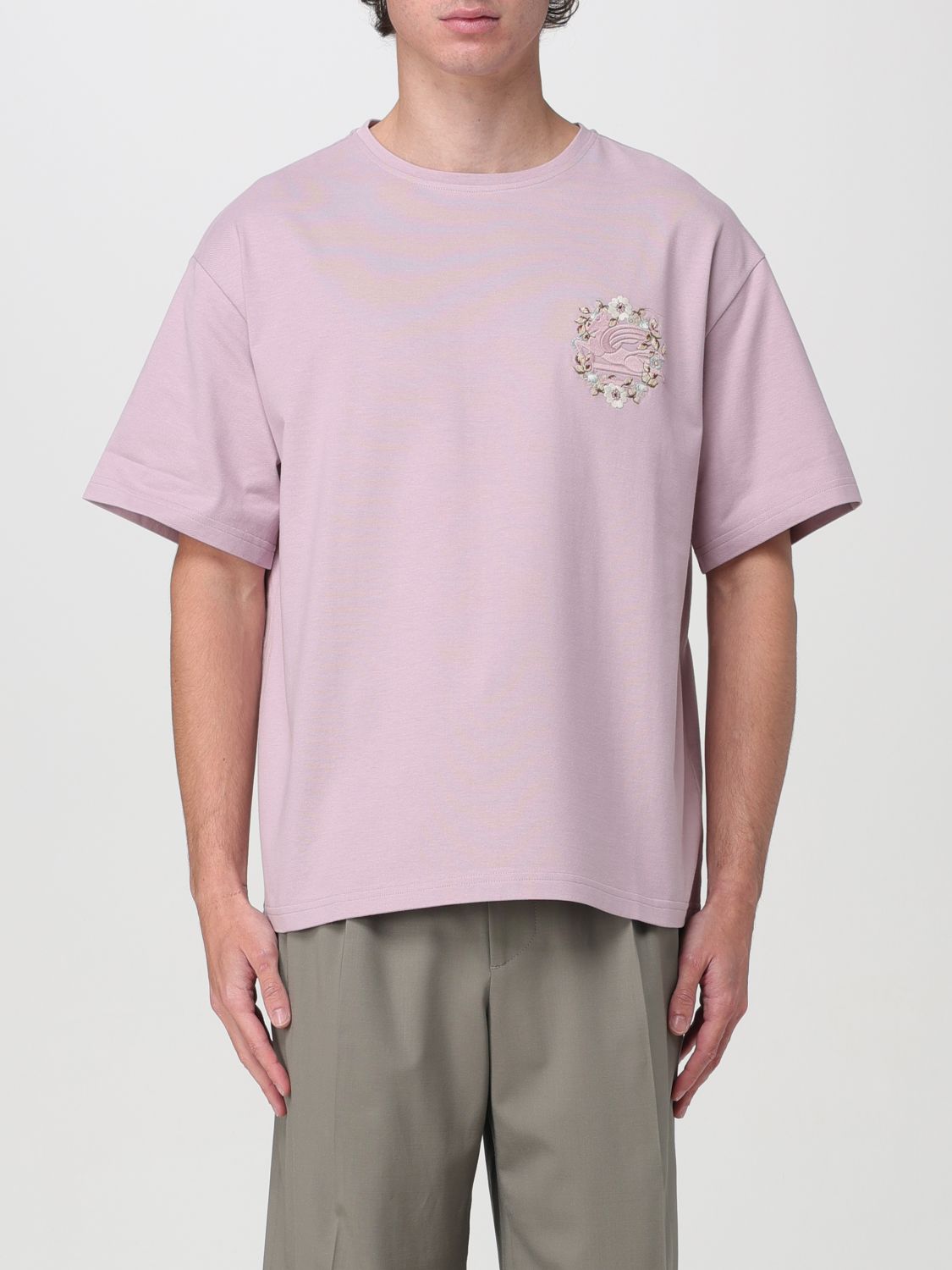 Etro T-Shirt ETRO Men color Lavander