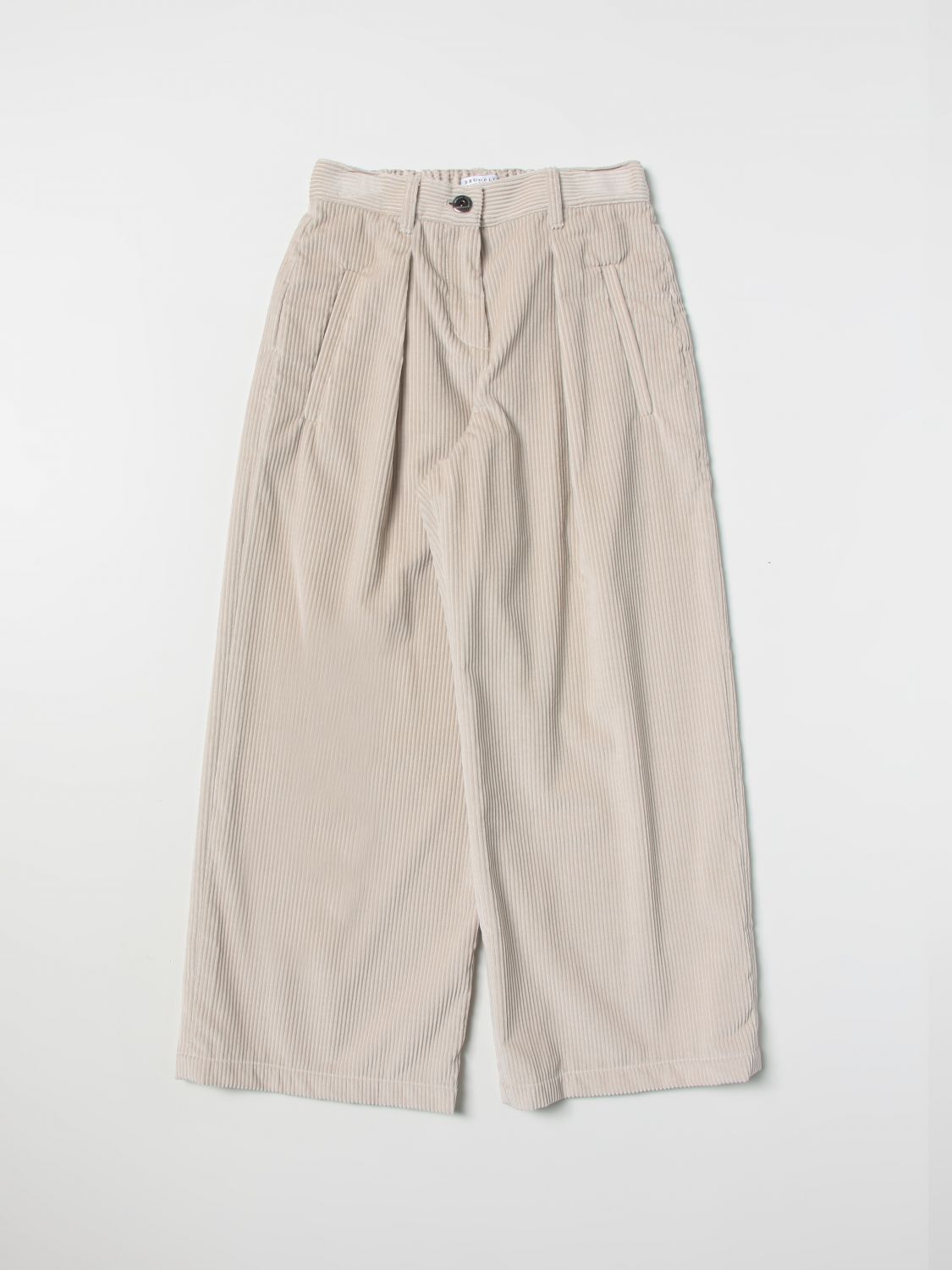 Brunello Cucinelli Trousers BRUNELLO CUCINELLI Kids colour Beige