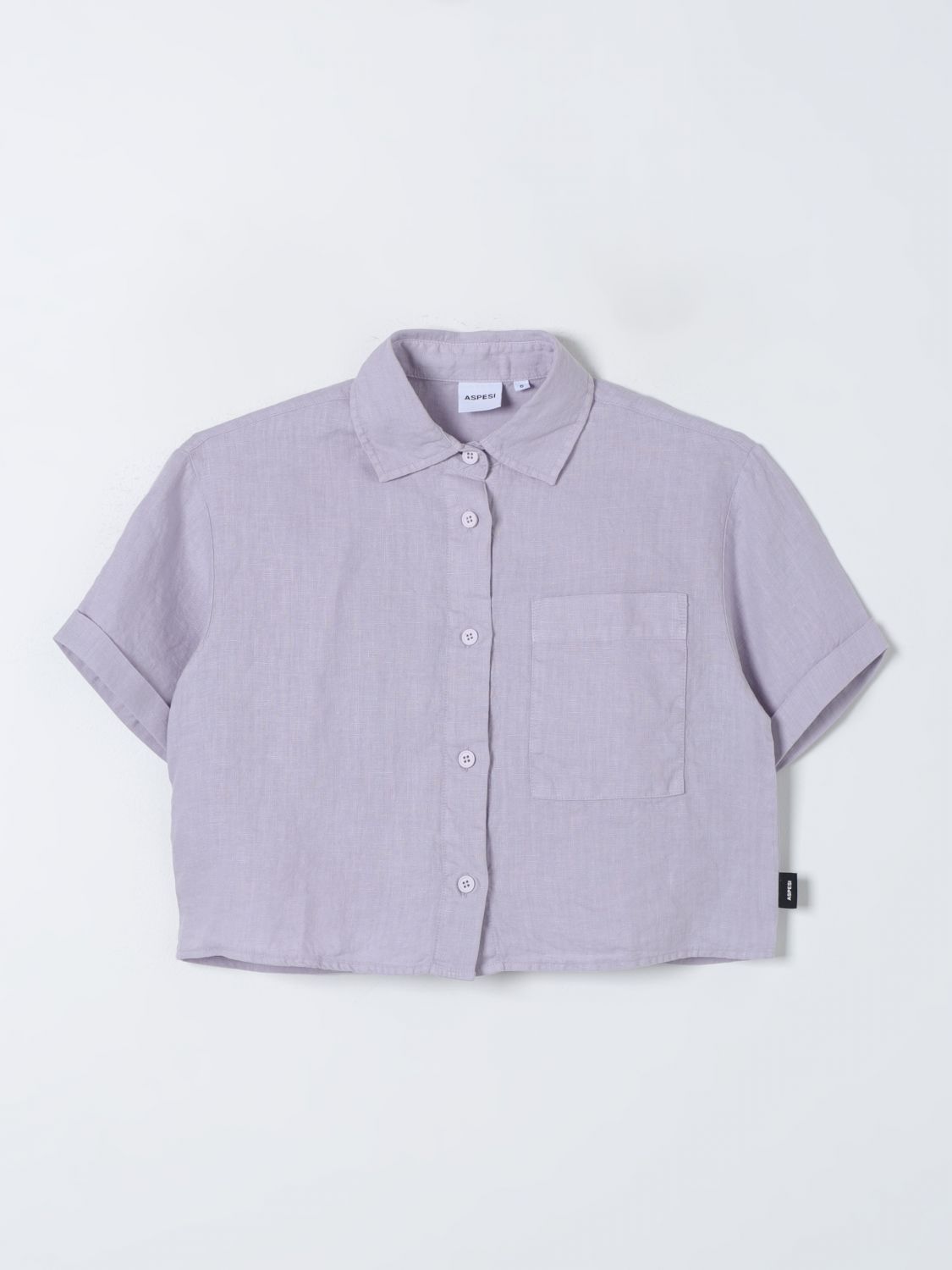 Aspesi Shirt ASPESI Kids colour Lavander