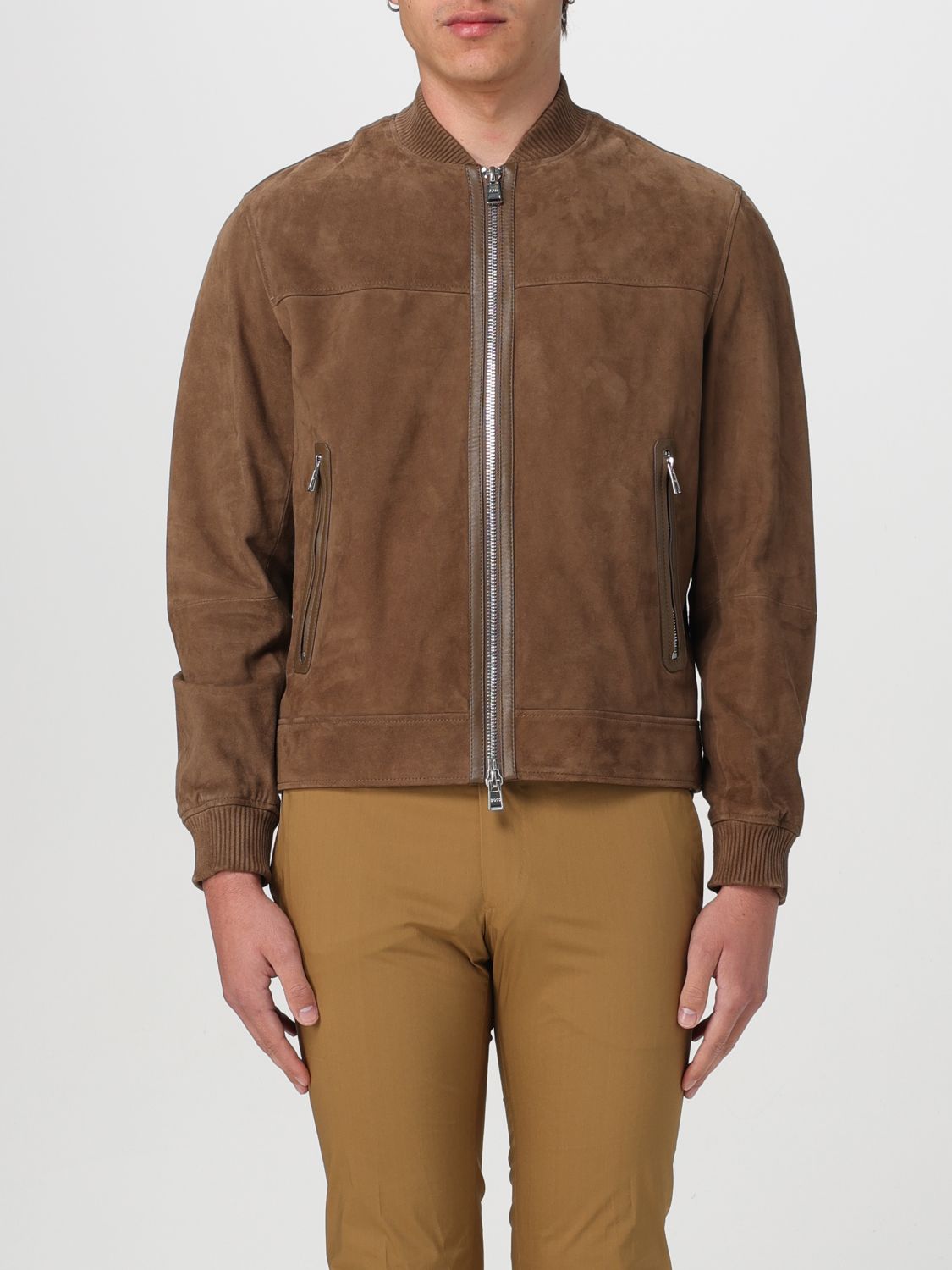 BOSS Jacket BOSS Men colour Brown