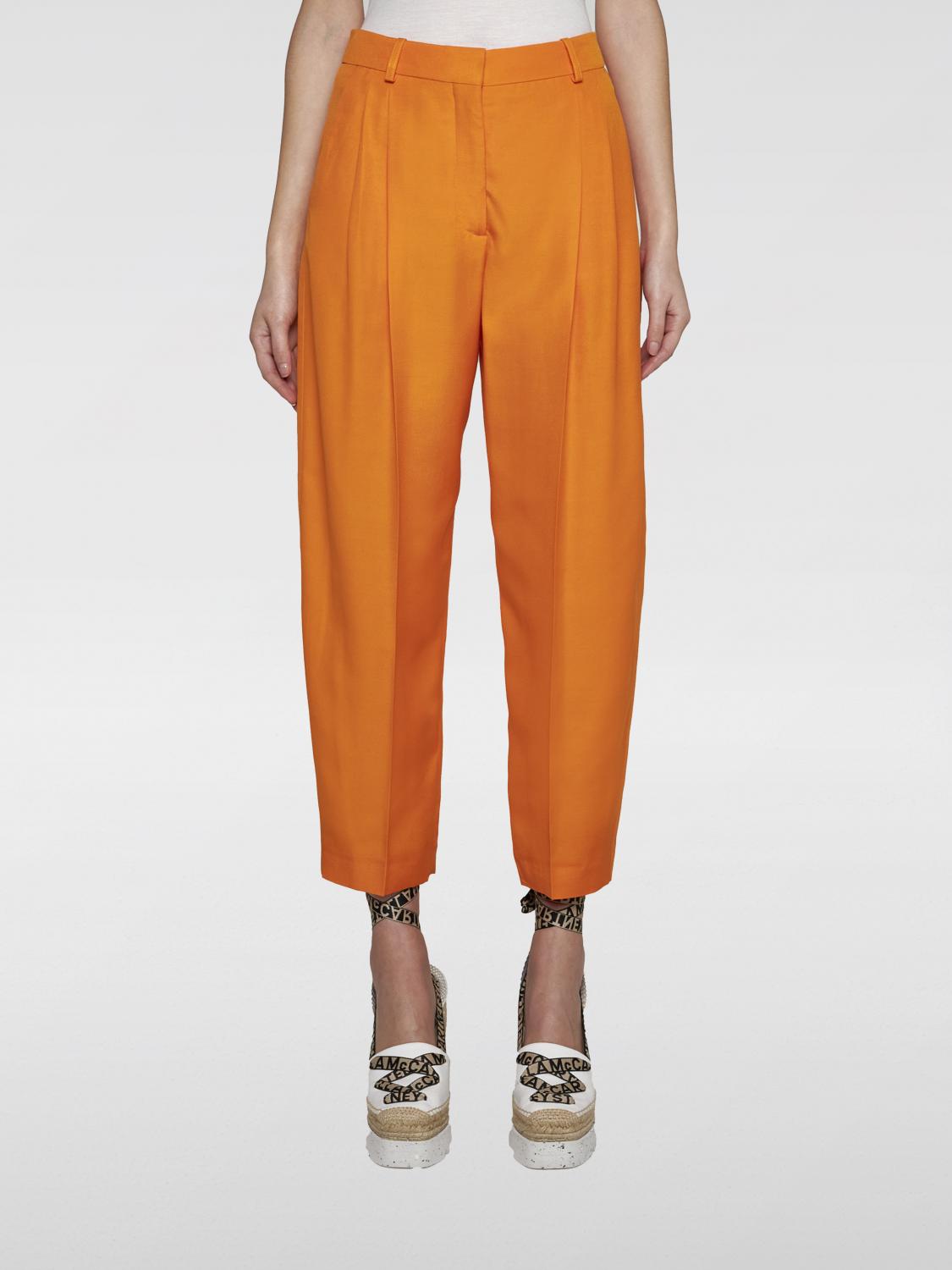 Stella McCartney Pants STELLA MCCARTNEY Woman color Orange