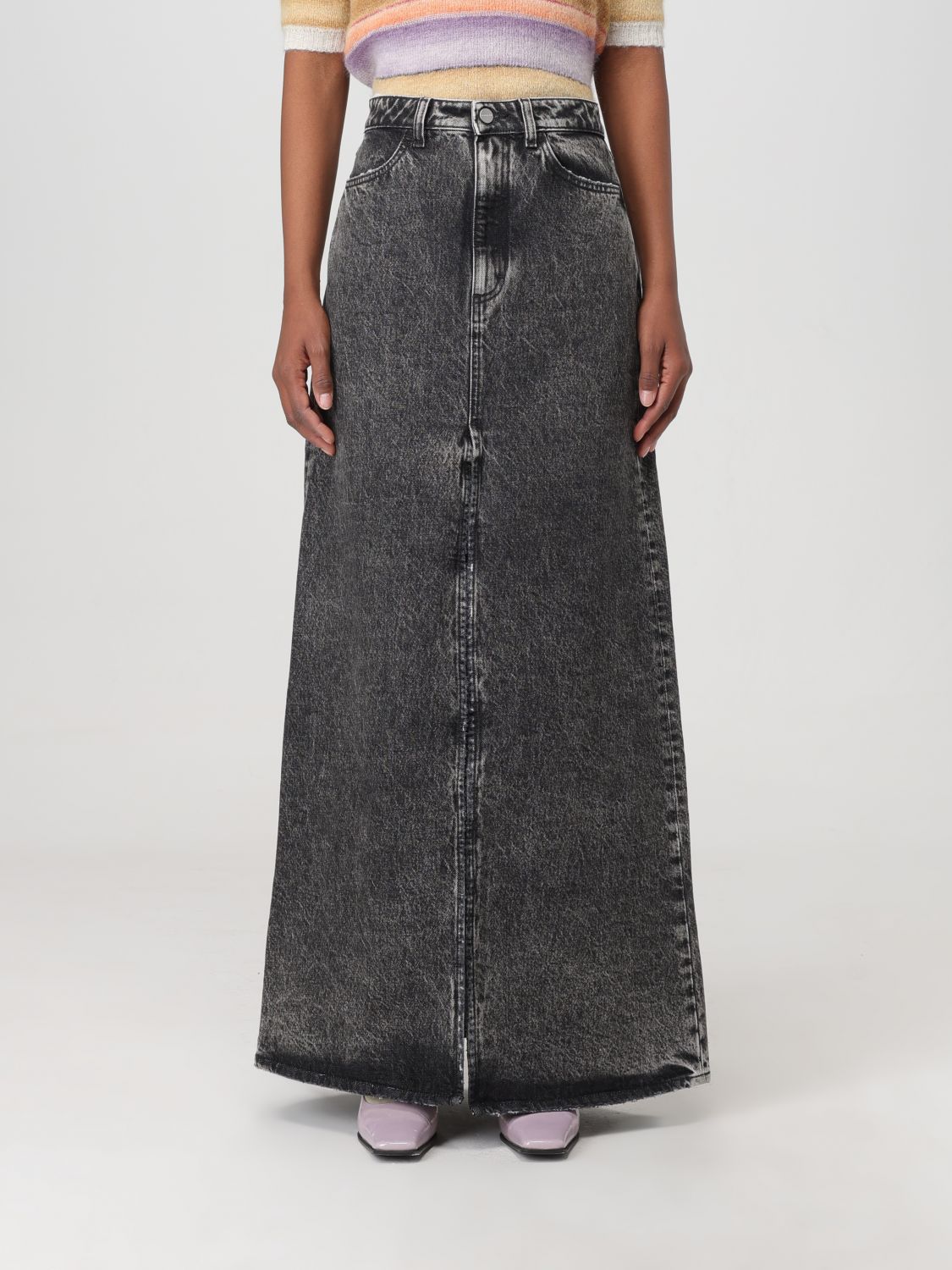 Icon Denim Los Angeles Skirt ICON DENIM LOS ANGELES Woman colour Grey