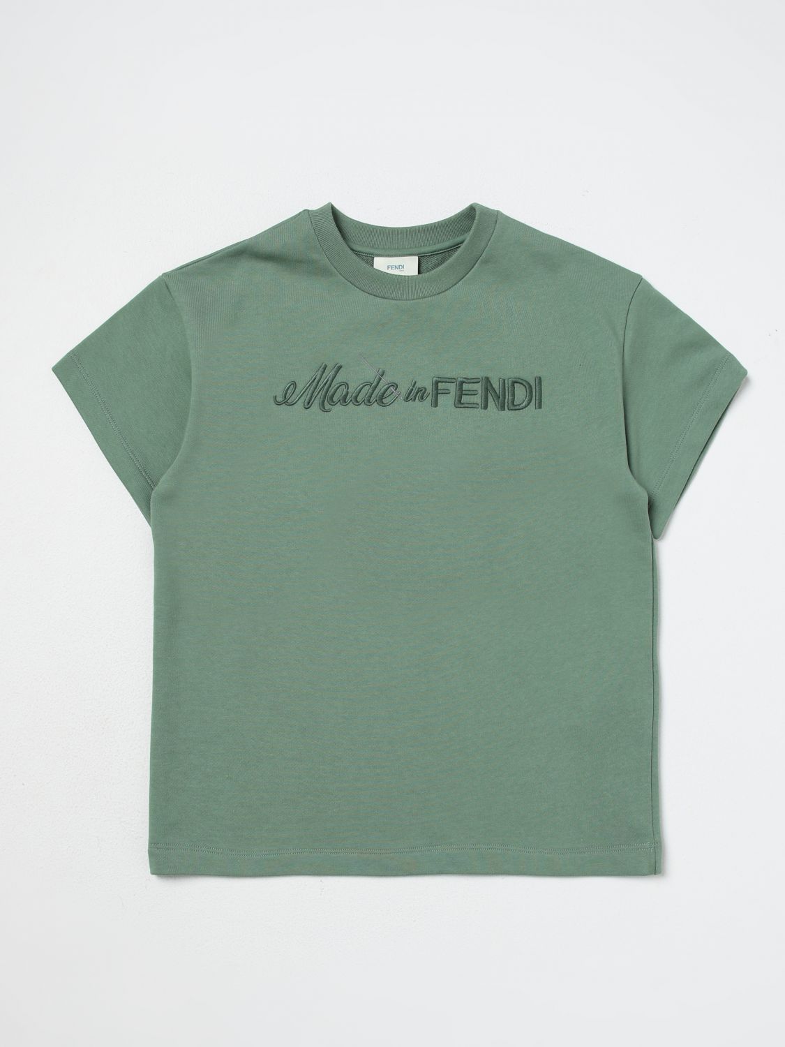 FENDI T-Shirt FENDI Kids color Green