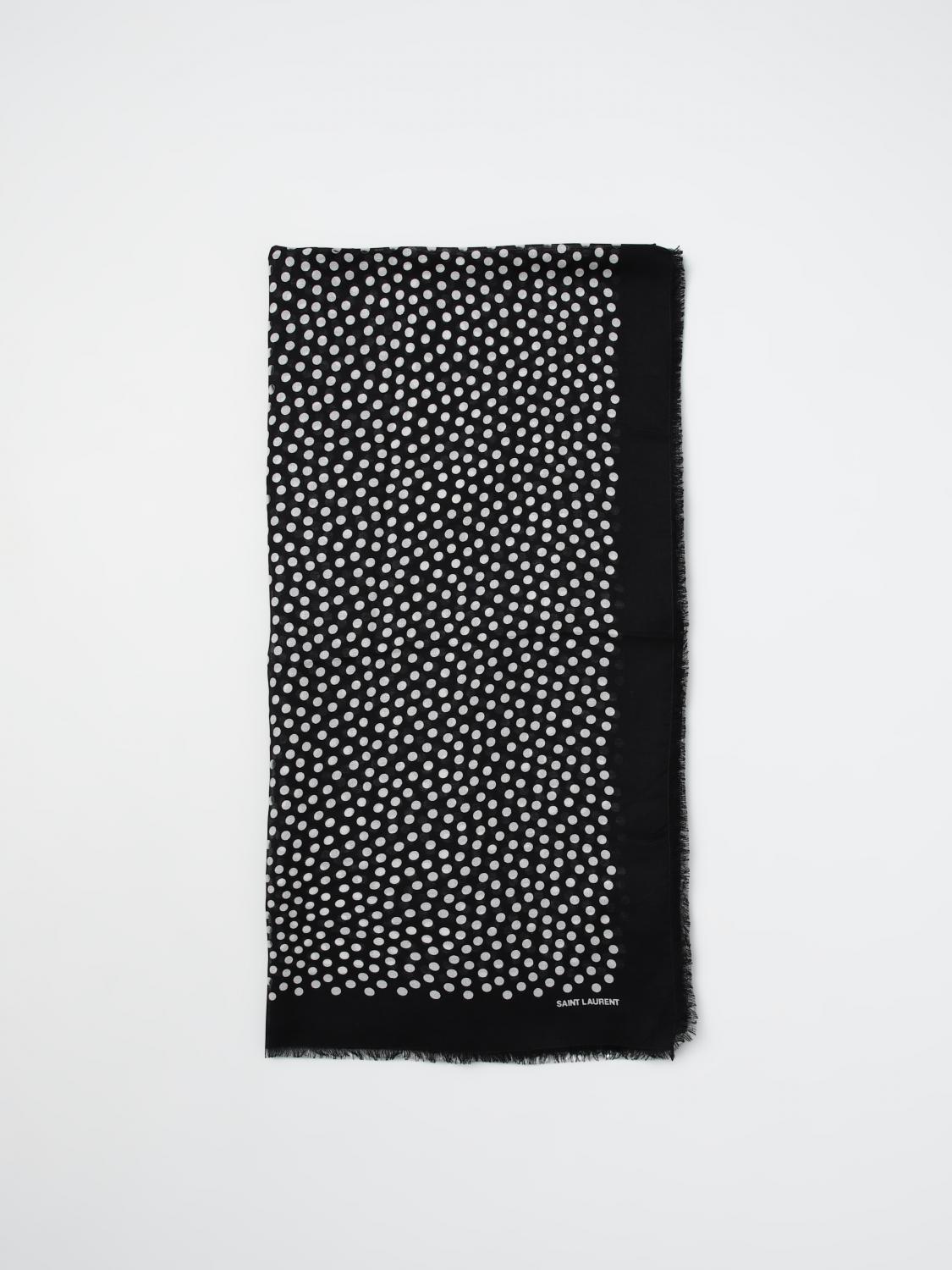 Saint Laurent Scarf SAINT LAURENT Woman color Black