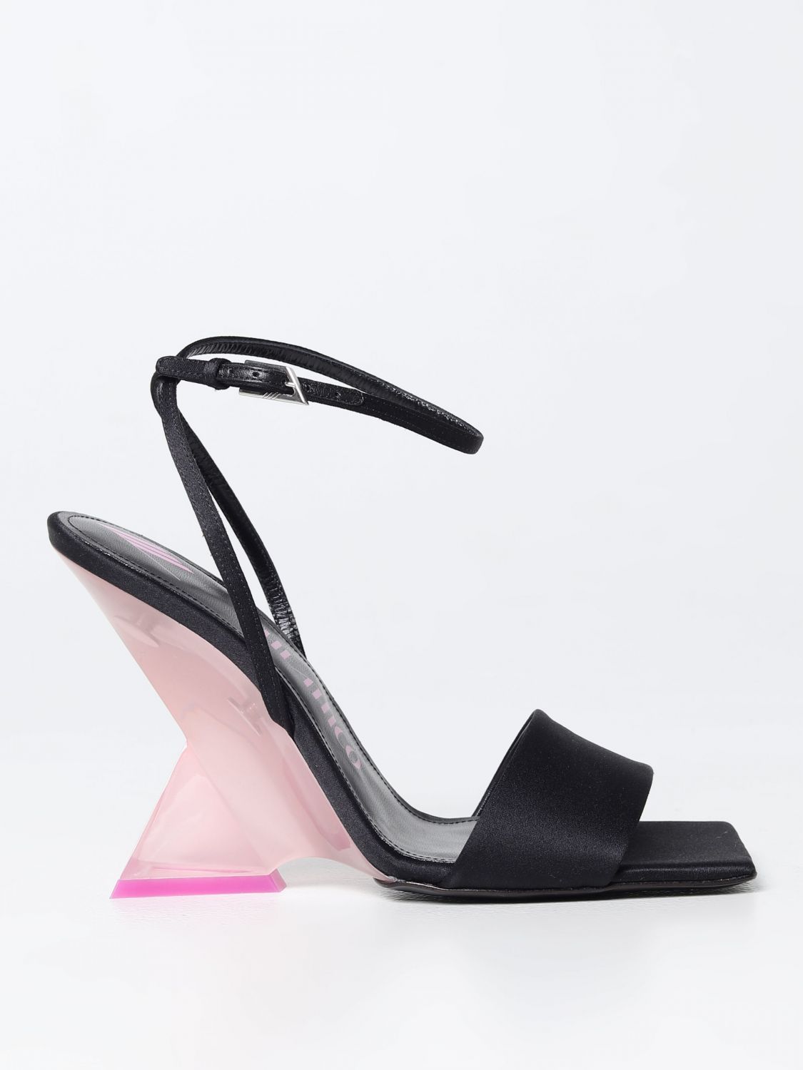 The Attico Heeled Sandals THE ATTICO Woman colour Black