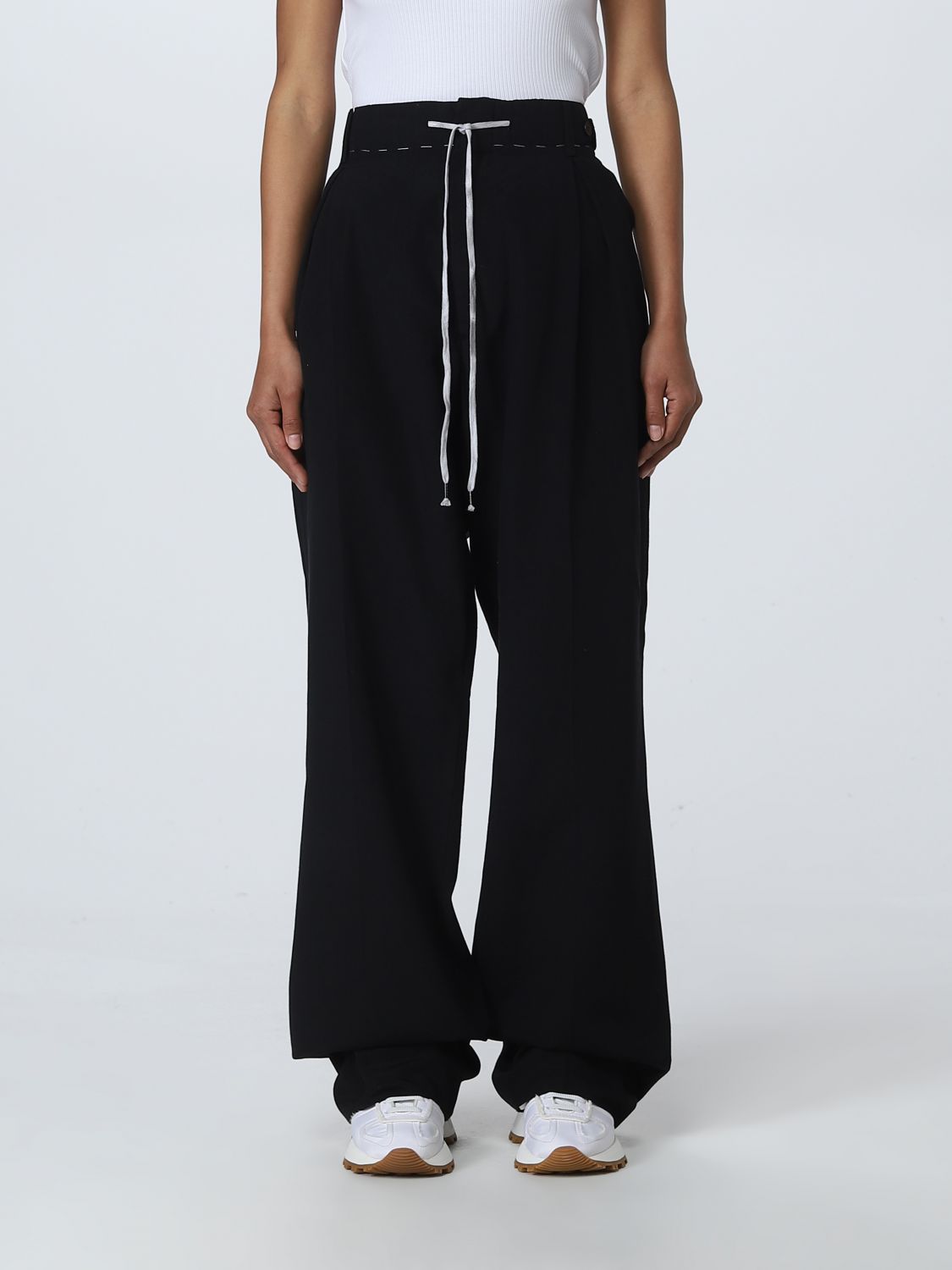 Maison Margiela Trousers MAISON MARGIELA Woman colour Black