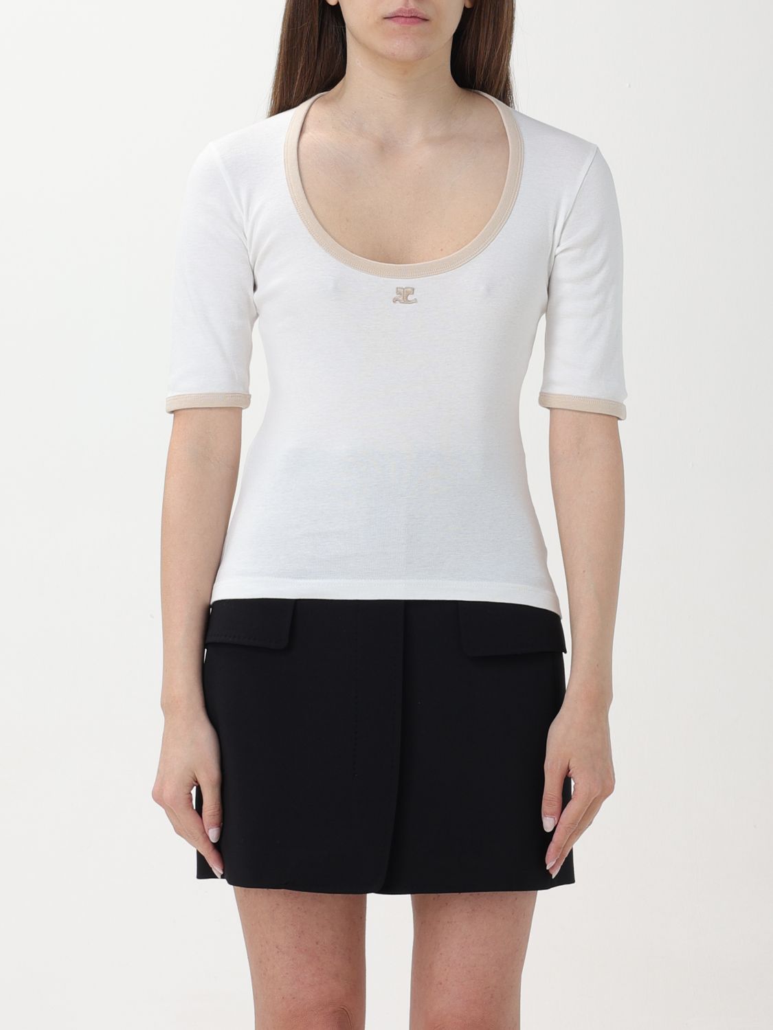 Courrèges T-Shirt COURRÈGES Woman color White 1
