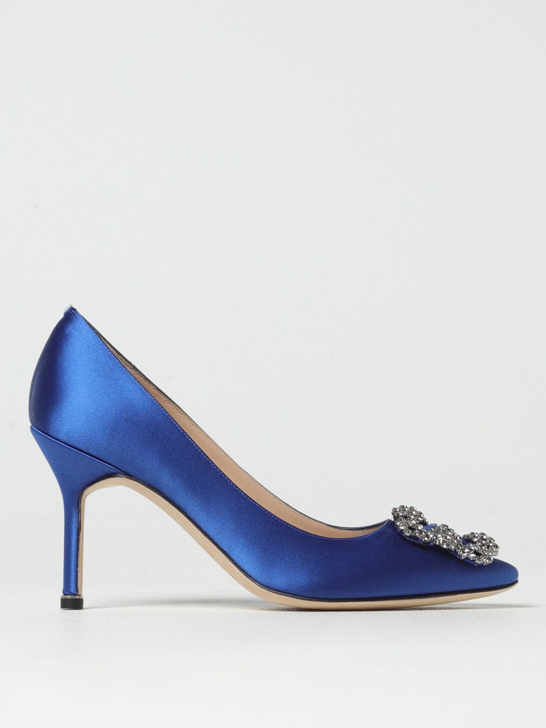 Manolo Blahnik Court Shoes MANOLO BLAHNIK Woman colour Electric Blue