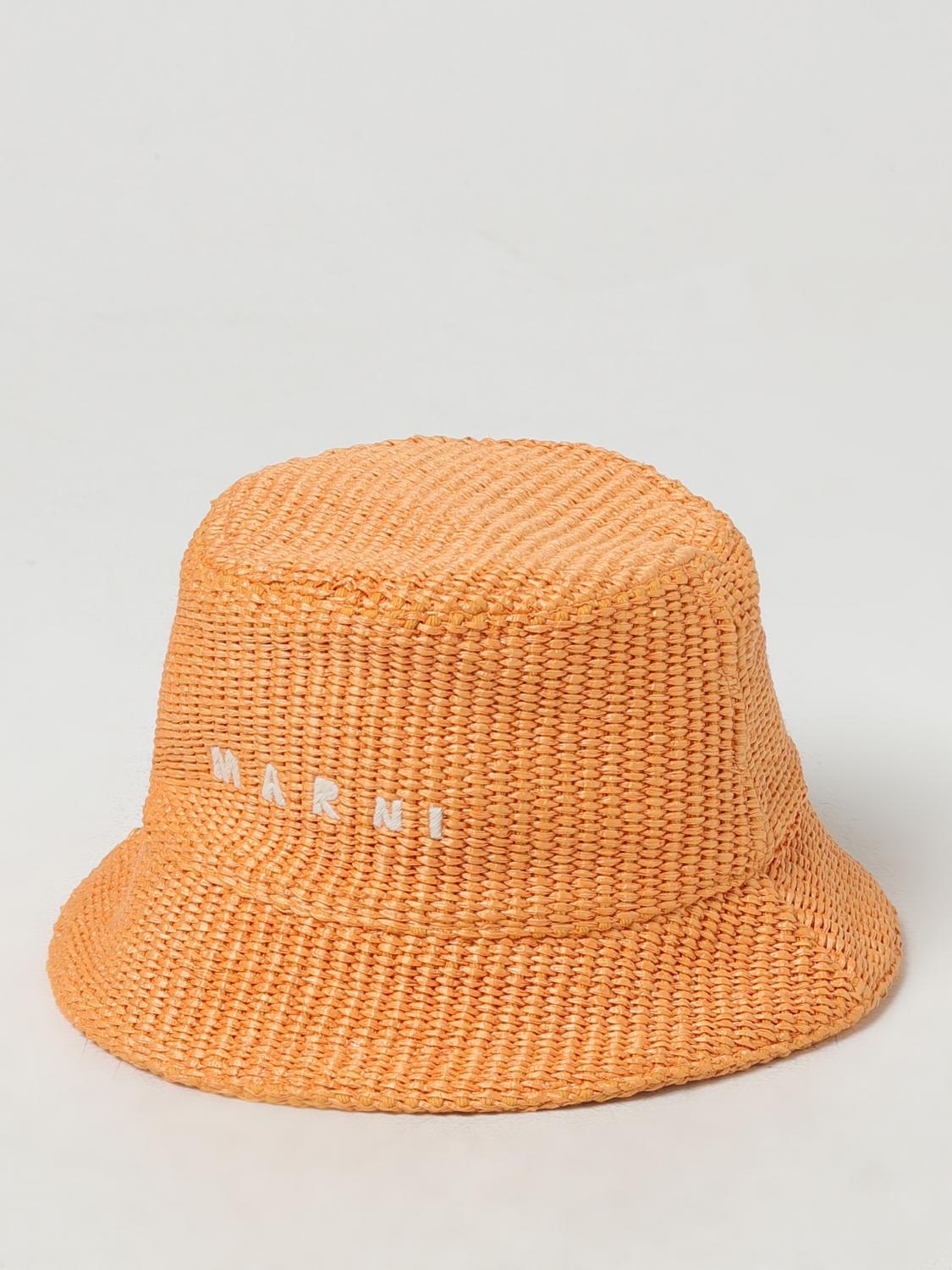 Marni Hat MARNI Woman colour Orange