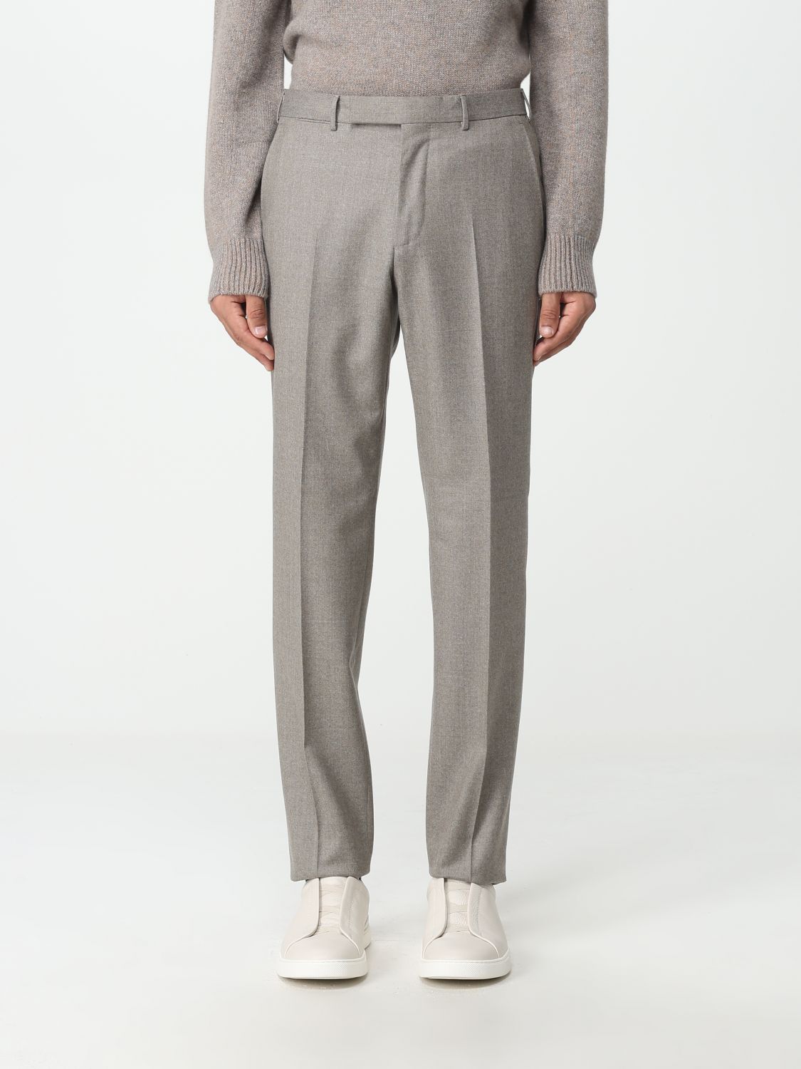 zegna Trousers ZEGNA Men colour Sand