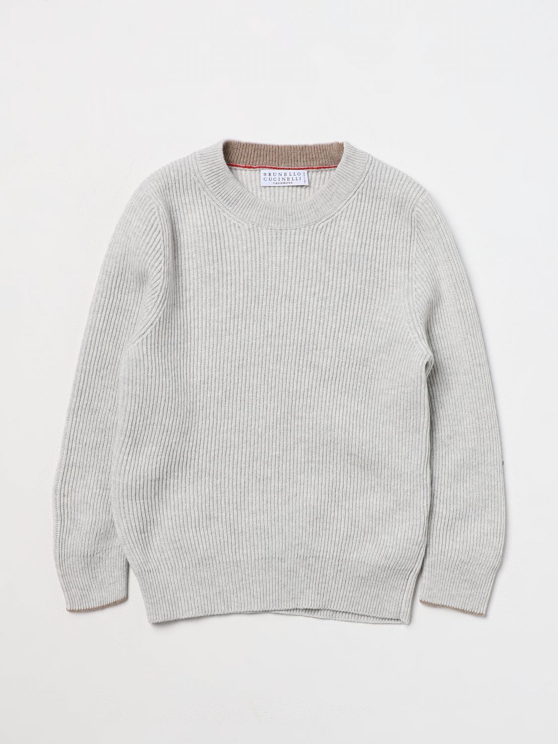 Brunello Cucinelli Jumper BRUNELLO CUCINELLI Kids colour Smoke Grey