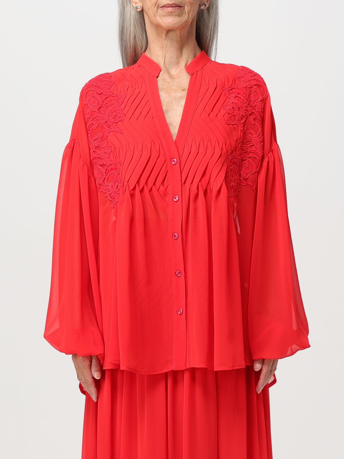 Ermanno Firenze Shirt ERMANNO FIRENZE Woman colour Red