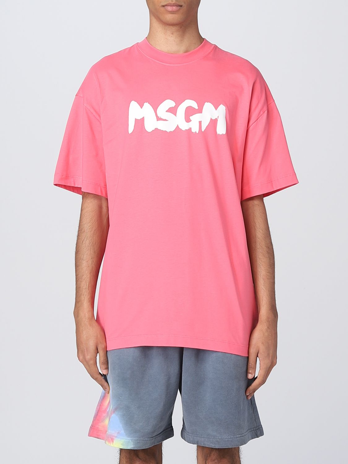 Msgm T-Shirt MSGM Men colour Fuchsia