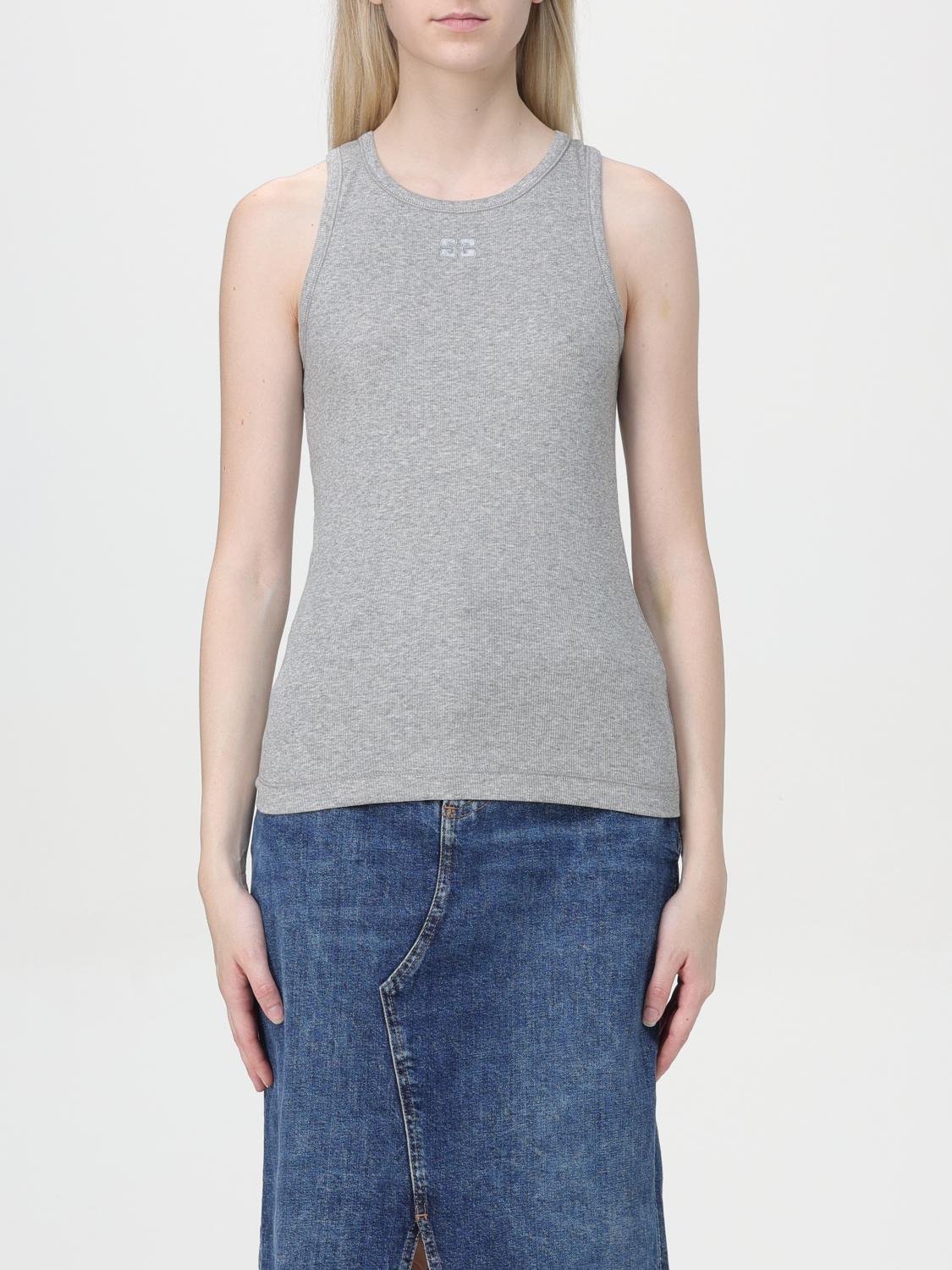 Ganni Top GANNI Woman color Grey