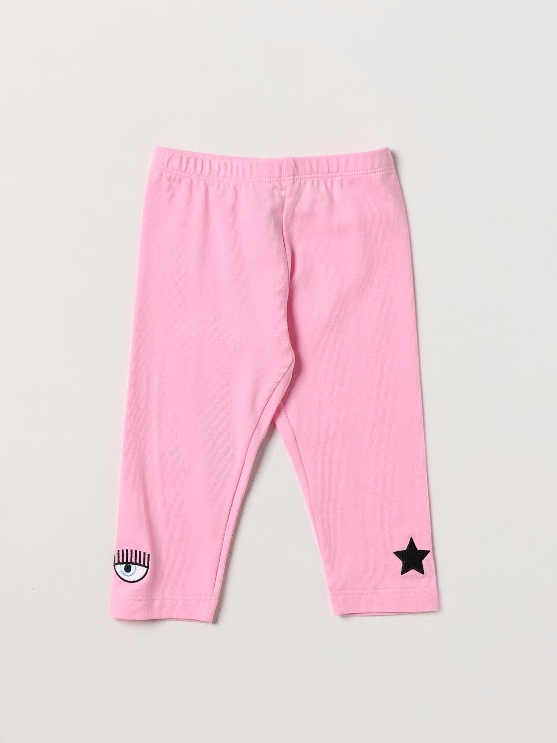 CHIARA FERRAGNI Trousers CHIARA FERRAGNI Kids colour Pink