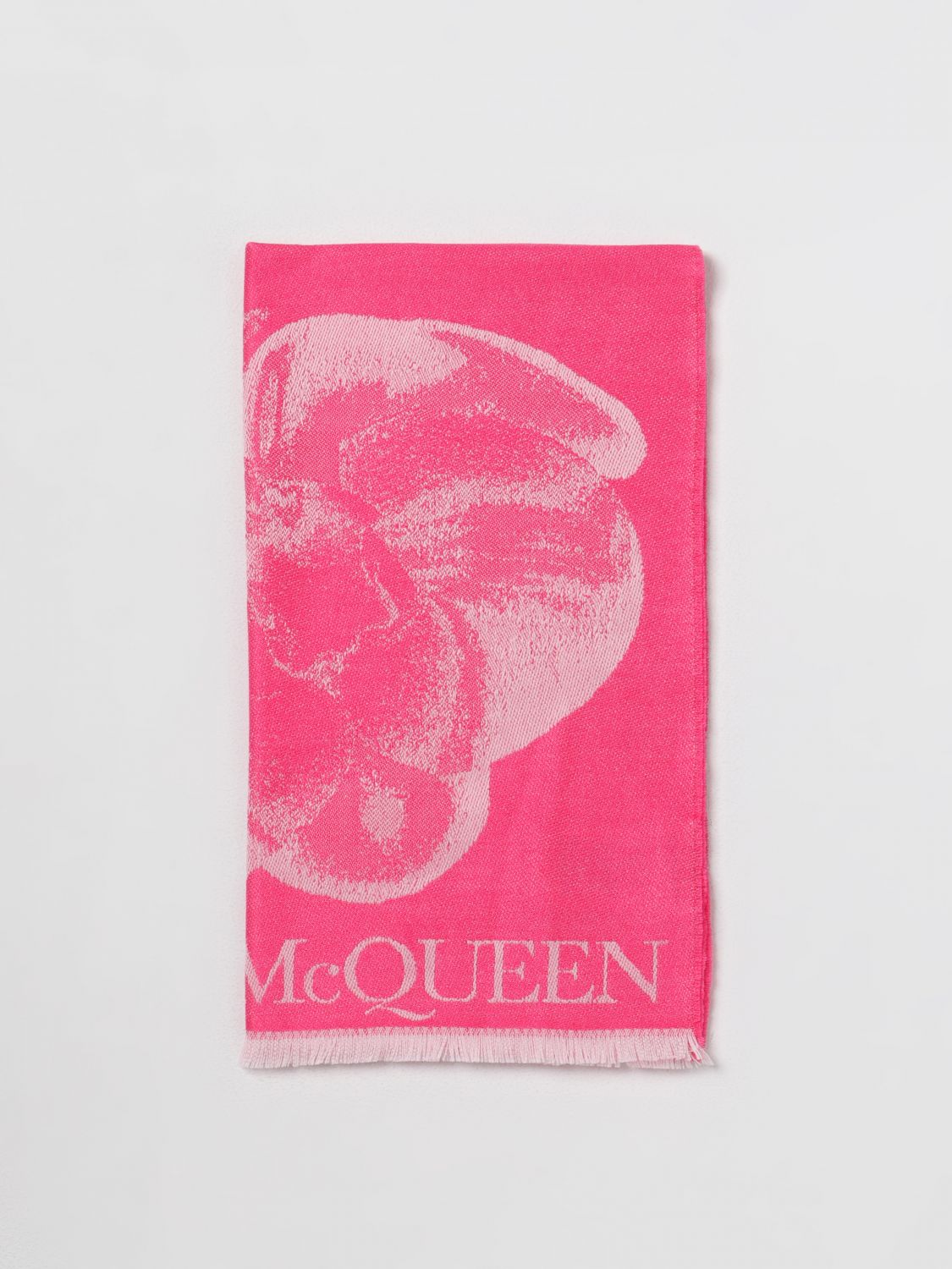 Alexander McQueen Scarf ALEXANDER MCQUEEN Woman colour Pink