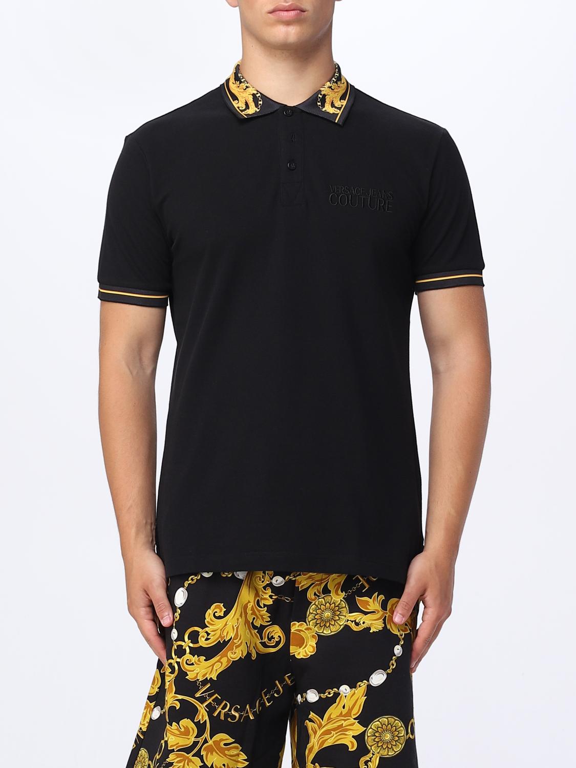 Versace Jeans Couture Polo Shirt VERSACE JEANS COUTURE Men colour Black