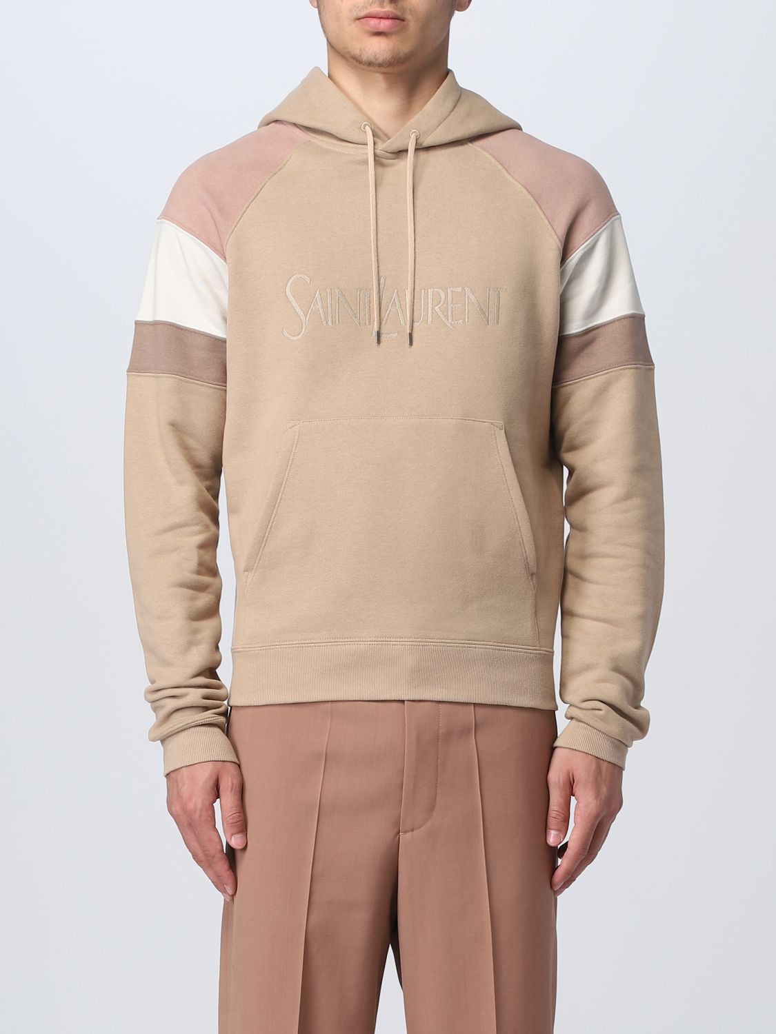 Saint Laurent Sweatshirt SAINT LAURENT Men colour Nude