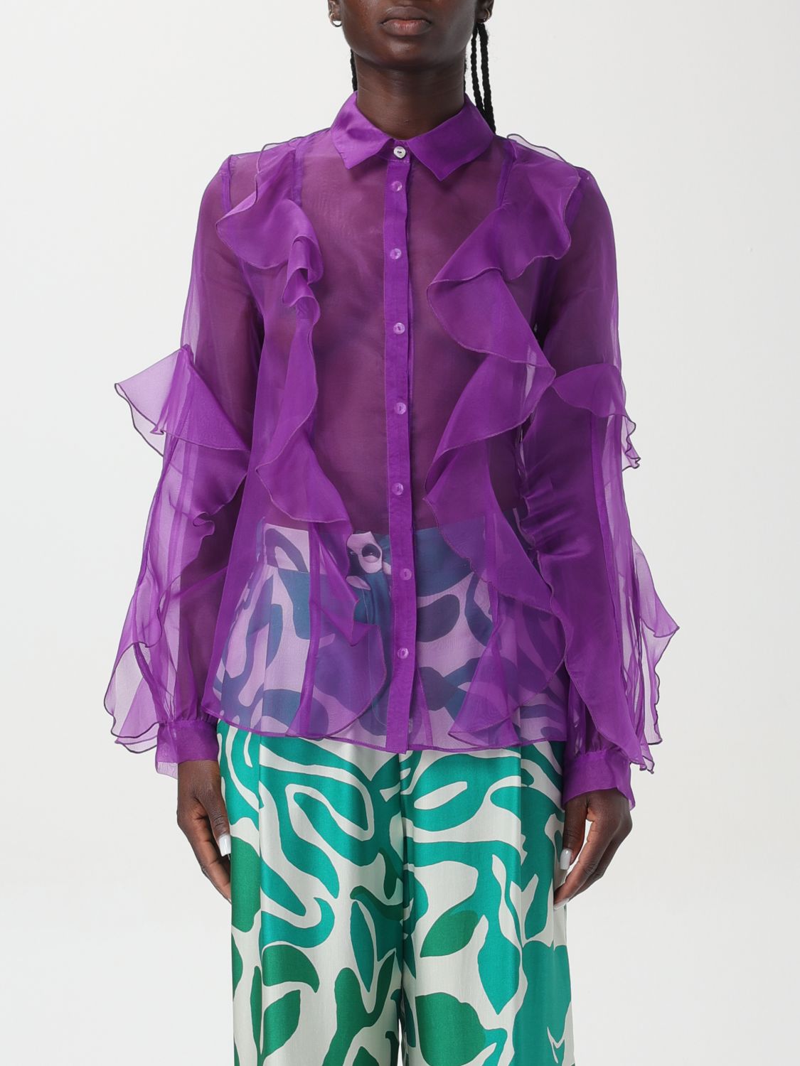 H Couture Shirt H COUTURE Woman color Violet